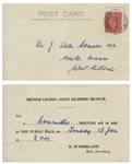 Winston Churchill Letter Signed as President of the Board of Trade in 1909